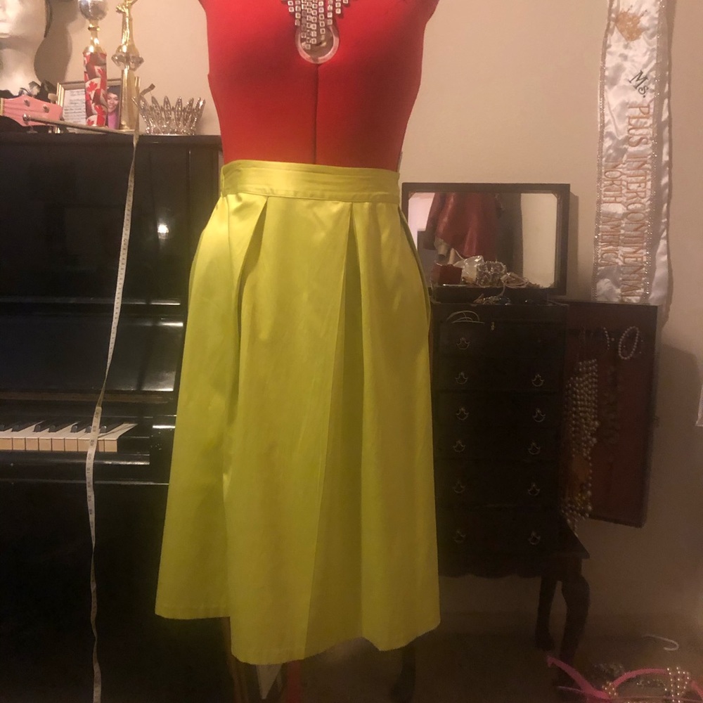 Eloquii Pleated A-Line Skirt